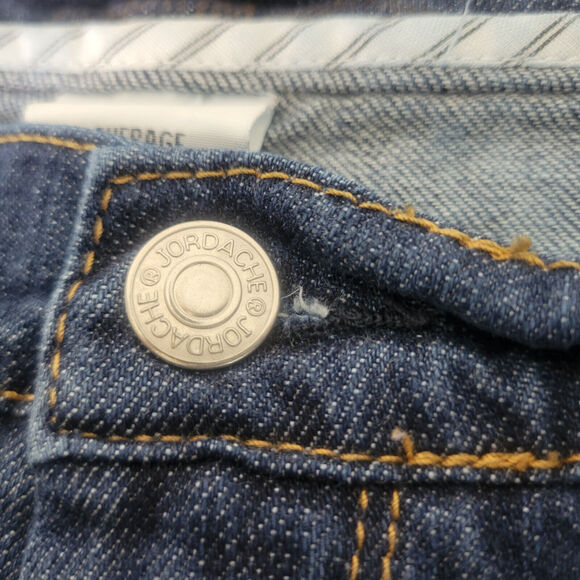 Jordache Jeans Womens 16 Blue Mid Rise Denim Bootcut Medium Wash W35 x L26 - Picture 9 of 16